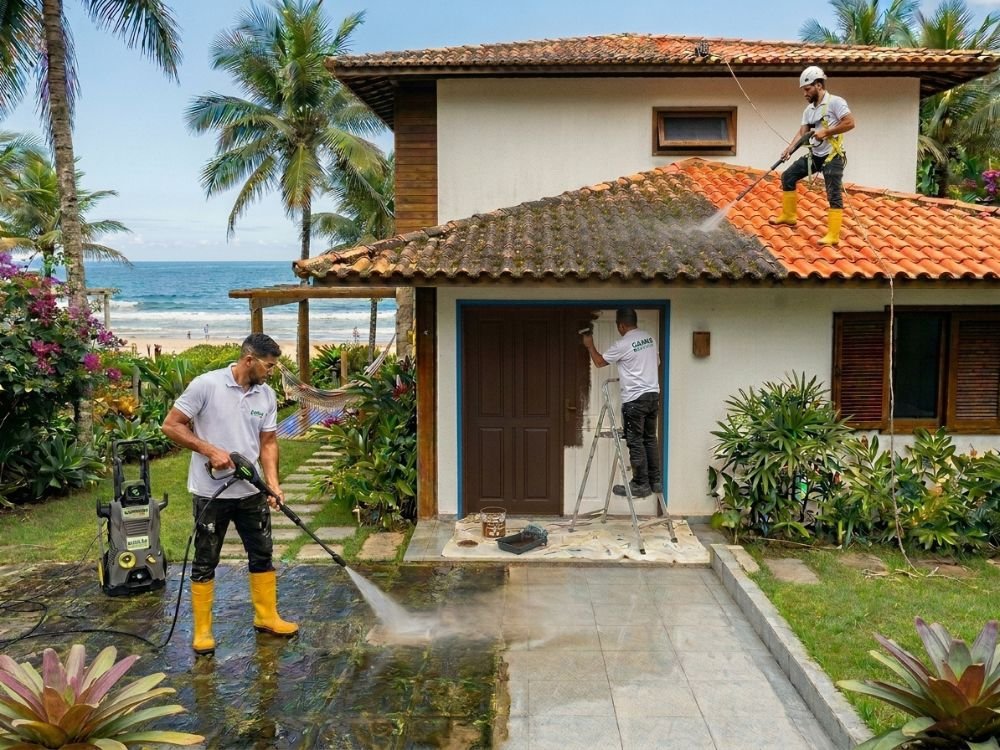 Manutenção residencial e lavação de fachada em Itapoá SC